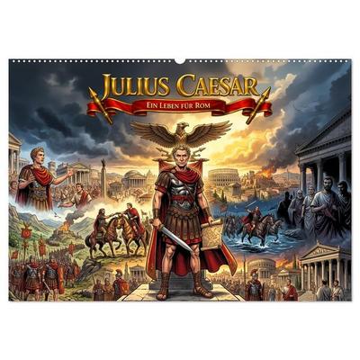 Julius Caesar – Ein Leben für Rom (Wandkalender 2027 DIN A2 quer), CALVENDO Monatskalender