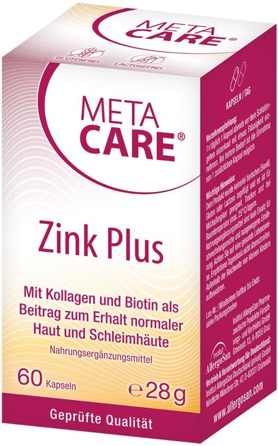 Meta Care Zink+ Kapseln 60stk