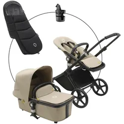 Bugaboo Cub Kombikinderwagen Set essential inkl. Fußsack, beige