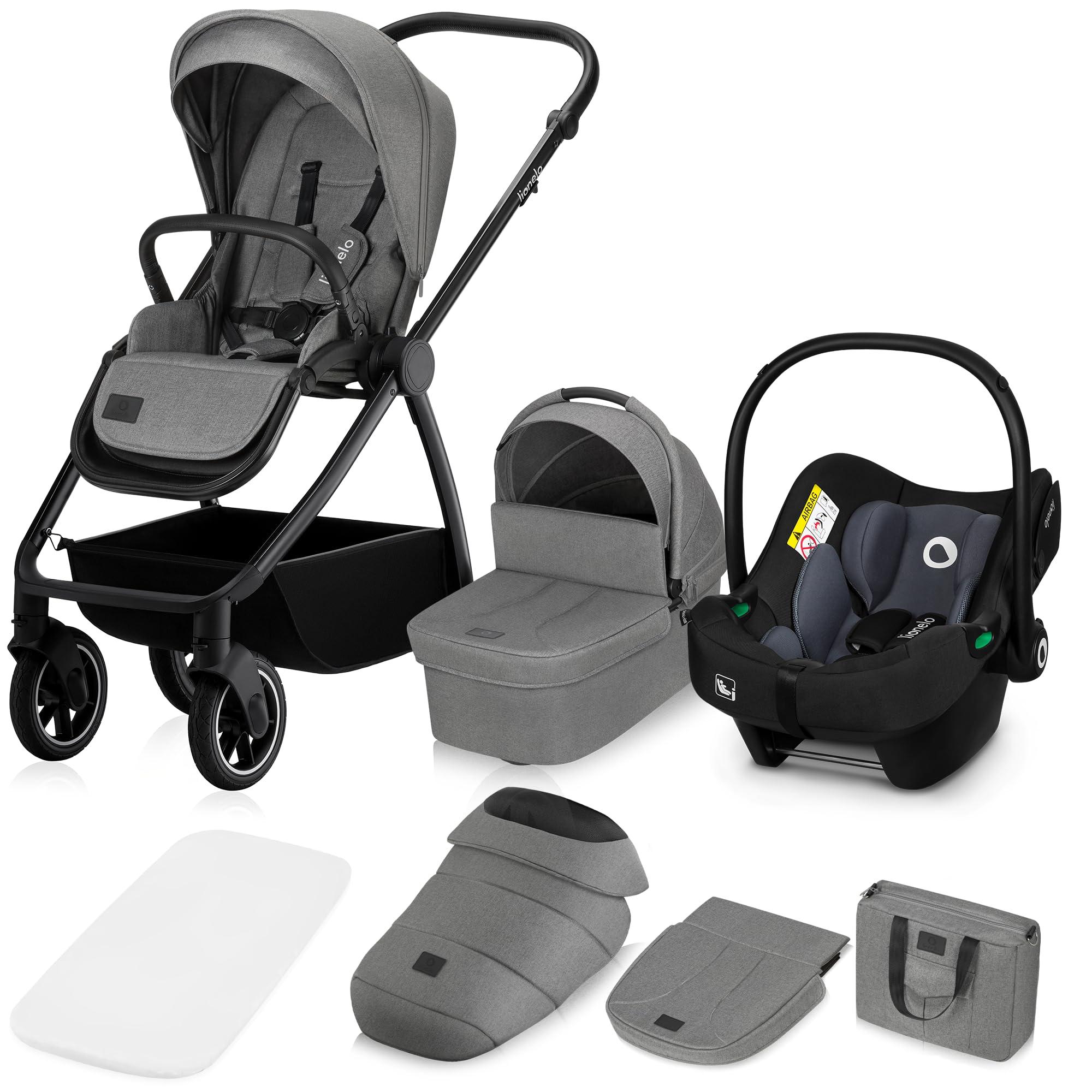 Kočárek 3-in-1 - Sportwagen und Babywanne - Autositze nach ADAC-Norm - 0 bis 48 Monate - bis 22 kg