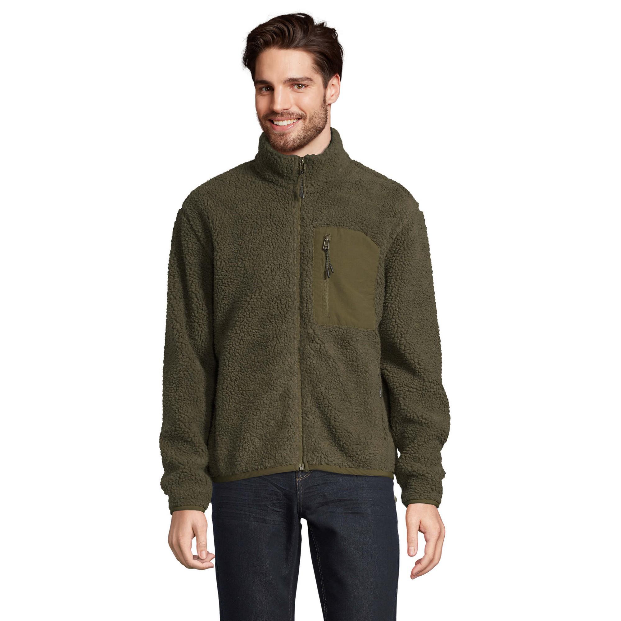 SOLS Fury Sherpa Gilet voor volwassenen (Leger/Donker leger)