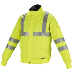 Makita Akku-Klimajacke  - DFJ214ZM gelb M - gelb