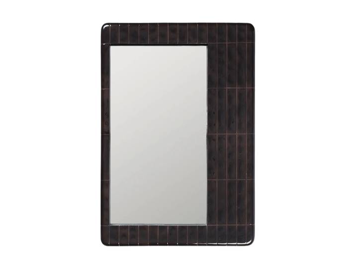 Ferm Living Tiling Spiegel Dunkle Schokolade, 59x85 cm