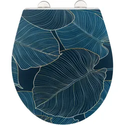 WC-Sitz BIG LEAVES (BT 38x44,50 cm) - bunt - BT 38x44,50 cm