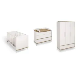 Paidi Babyzimmer-Set Edwin Plus 4tlg. Dekor Off White