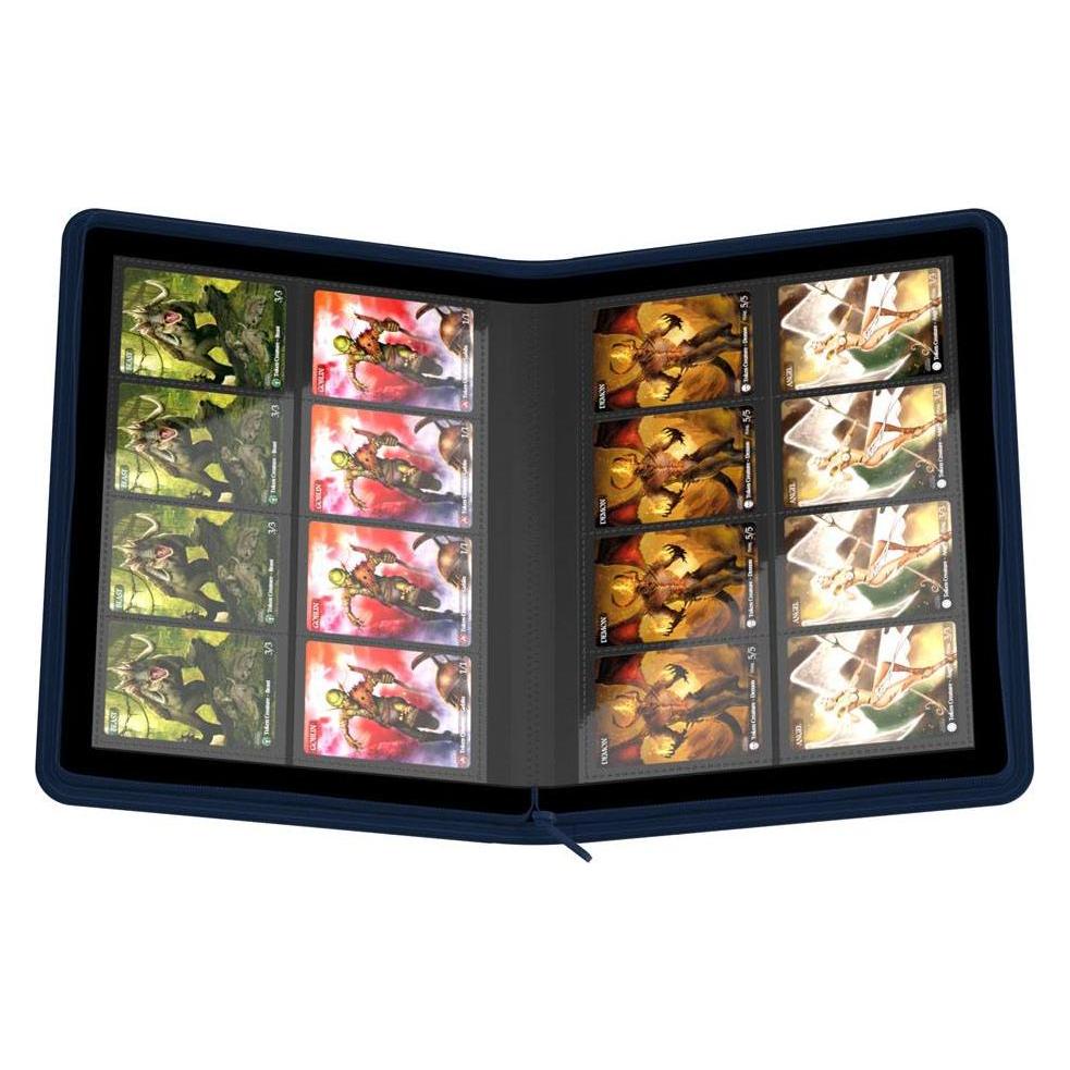 Ultimate Guard UGD010434 - Zipfolio 320 - 16-Pocket Xenoskin Kartenmappe, blau (UGD010434)