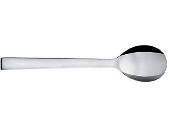 Alessi Dc05/7 Santiago Cuillère à Thé en Acier Inoxydable 18/10 Argenté\, Set de 6 Pièces