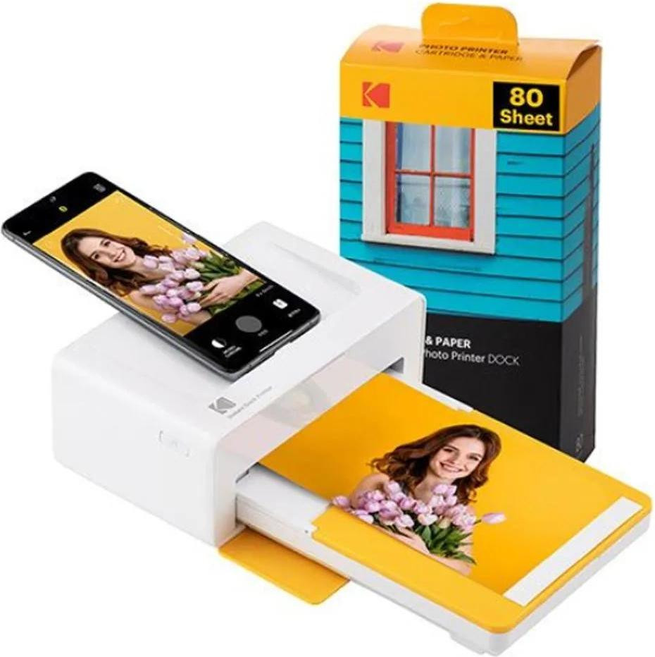 Kodak Dock Era Draagbare Printer Dock voor 60 vellen 4x6, transparant