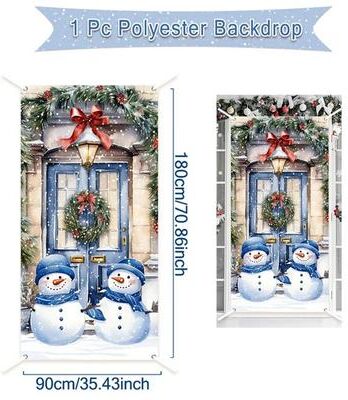 Uplift Treasures Santa Claus Christmas Door Banner Hanging Decoration 10