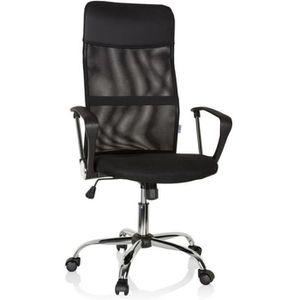 hJh-OFFICE Bürostuhl PURE NET, 621900, schwarz, Kunstleder / Netz, belastbar bis 100 kg