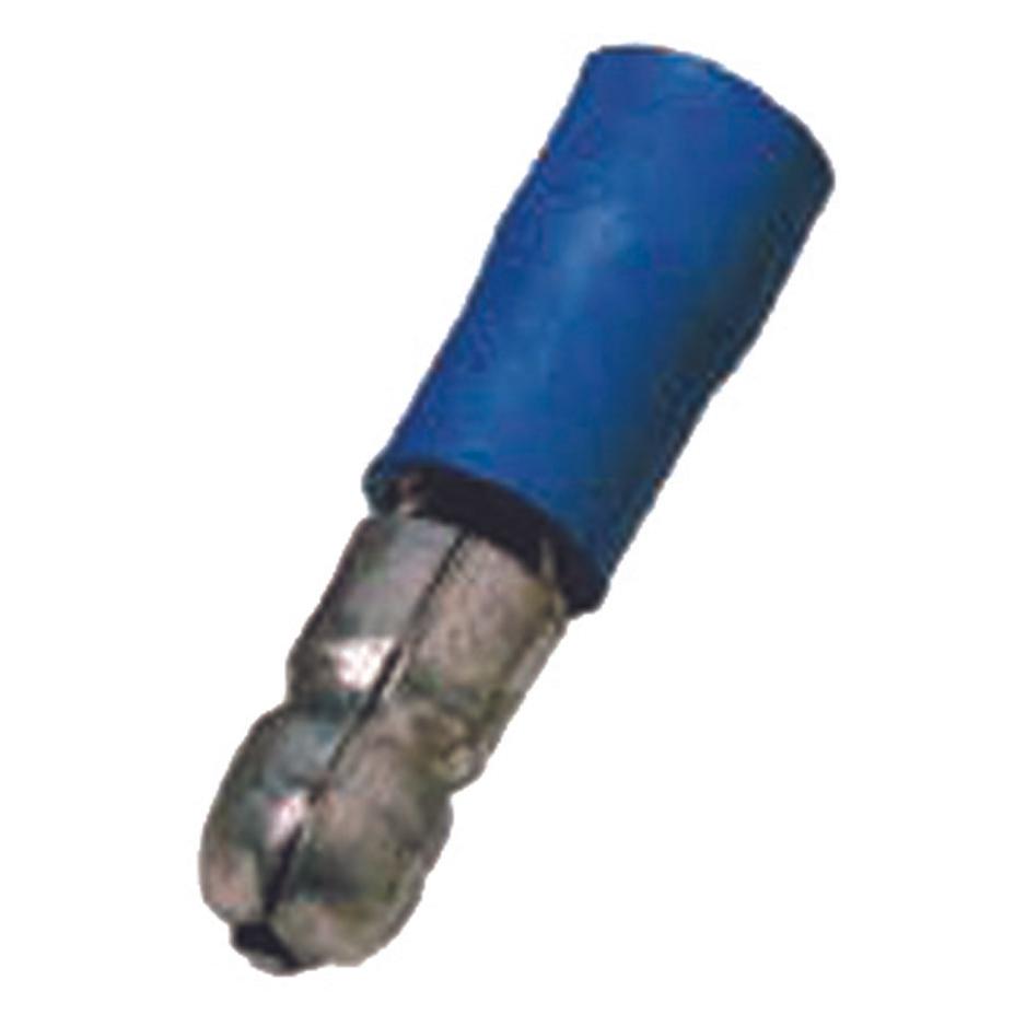 Intercable Rundstecker ICIQ2RST 1,5-2,5qmm Stecker 5mm blau (180906)