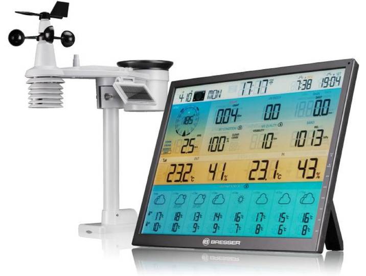 Bresser Weerstation - 4CAST WIFI - Met 8-daagse Voorspelling een Uitgebreid XXL-scherm