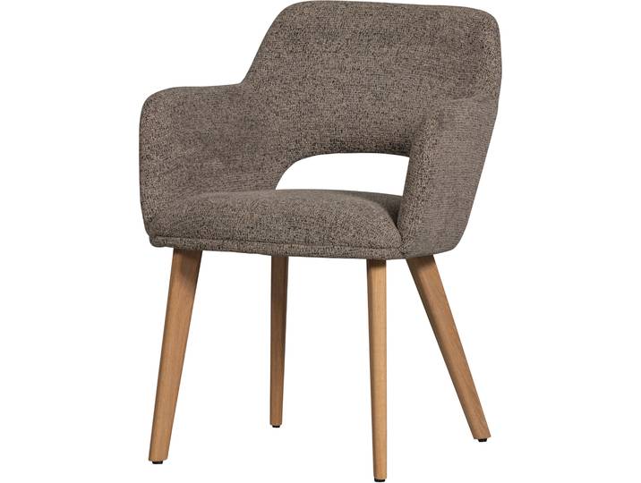 Esszimmerstuhl WOOOD, braun (taupe), H:86cm, Stühle, Esszimmerstuhl