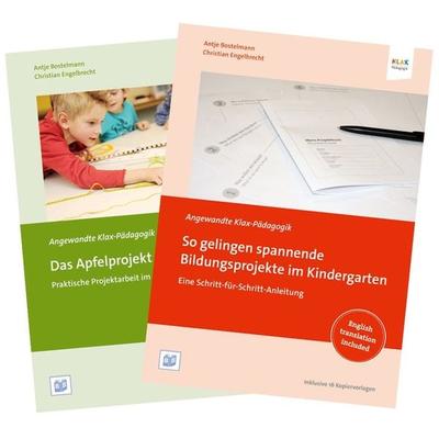 Set 'So gelingen spannende Bildungsprojekte im Kindergarten' und 'Das Apfelprojekt'; Set von Antje Bostelmann,Christian Engelbrecht, Bananenblau,