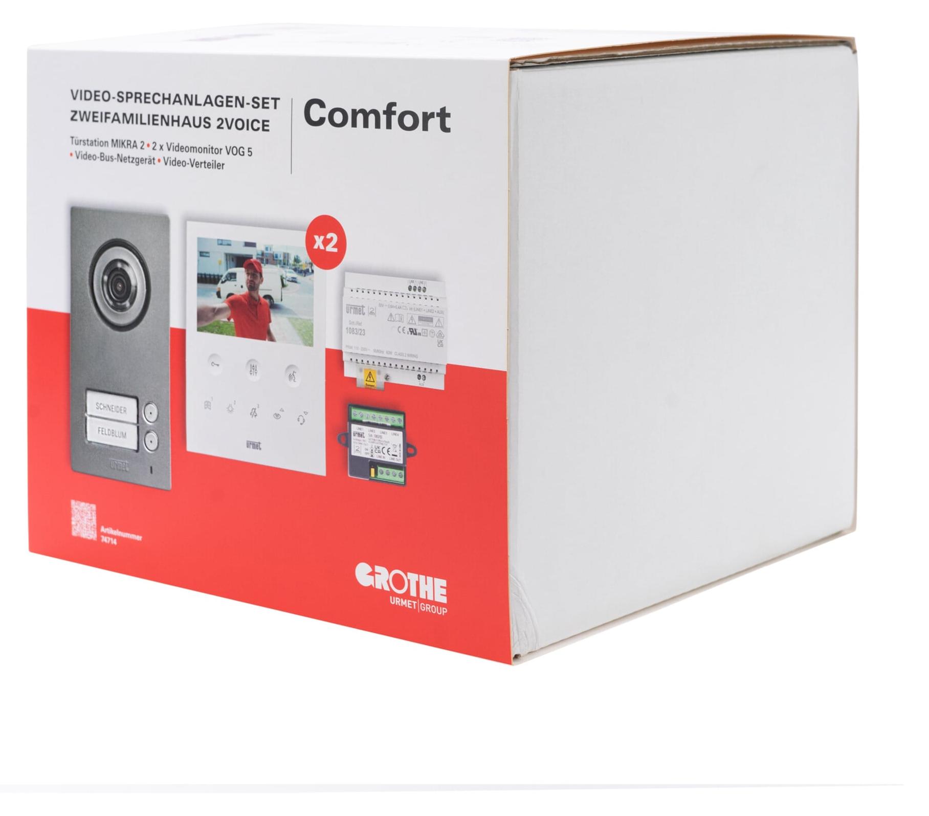 GROTHE GRO Set 1784/782 Set Zweifamilienhaus 2VOICE Comfort 74714