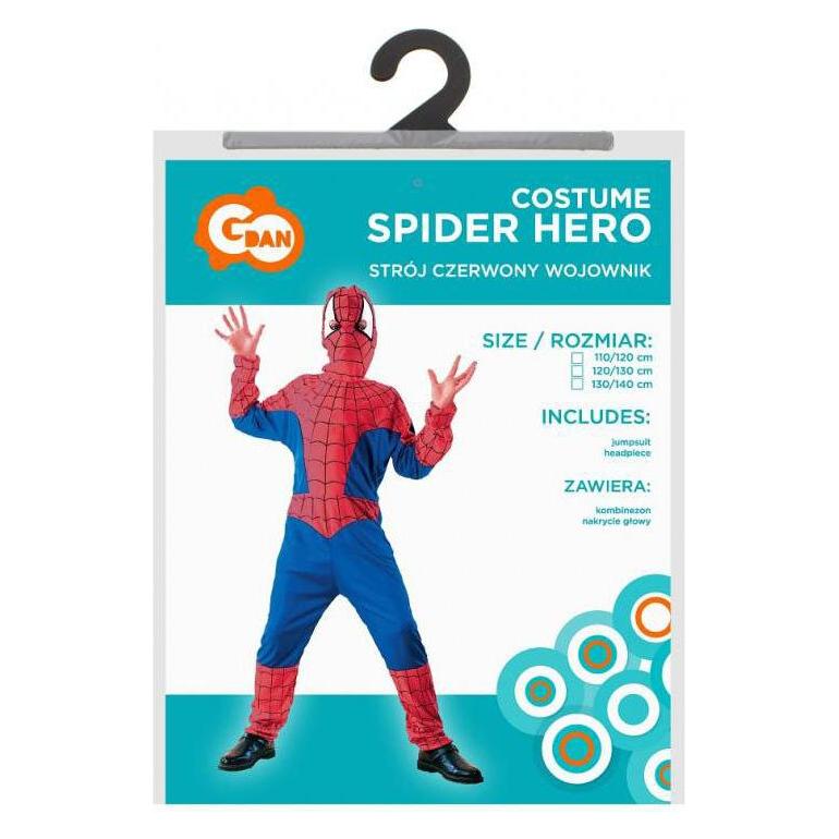 GoDan Halloween Saver Spider hero Kostüm 110/120 cm (110, 116, 122) (56760042)
