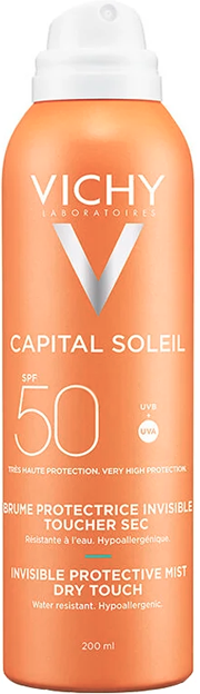 Vichy Capital Soleil Bruma Protetora Invisível Toque Seco FPS50+ 200ml