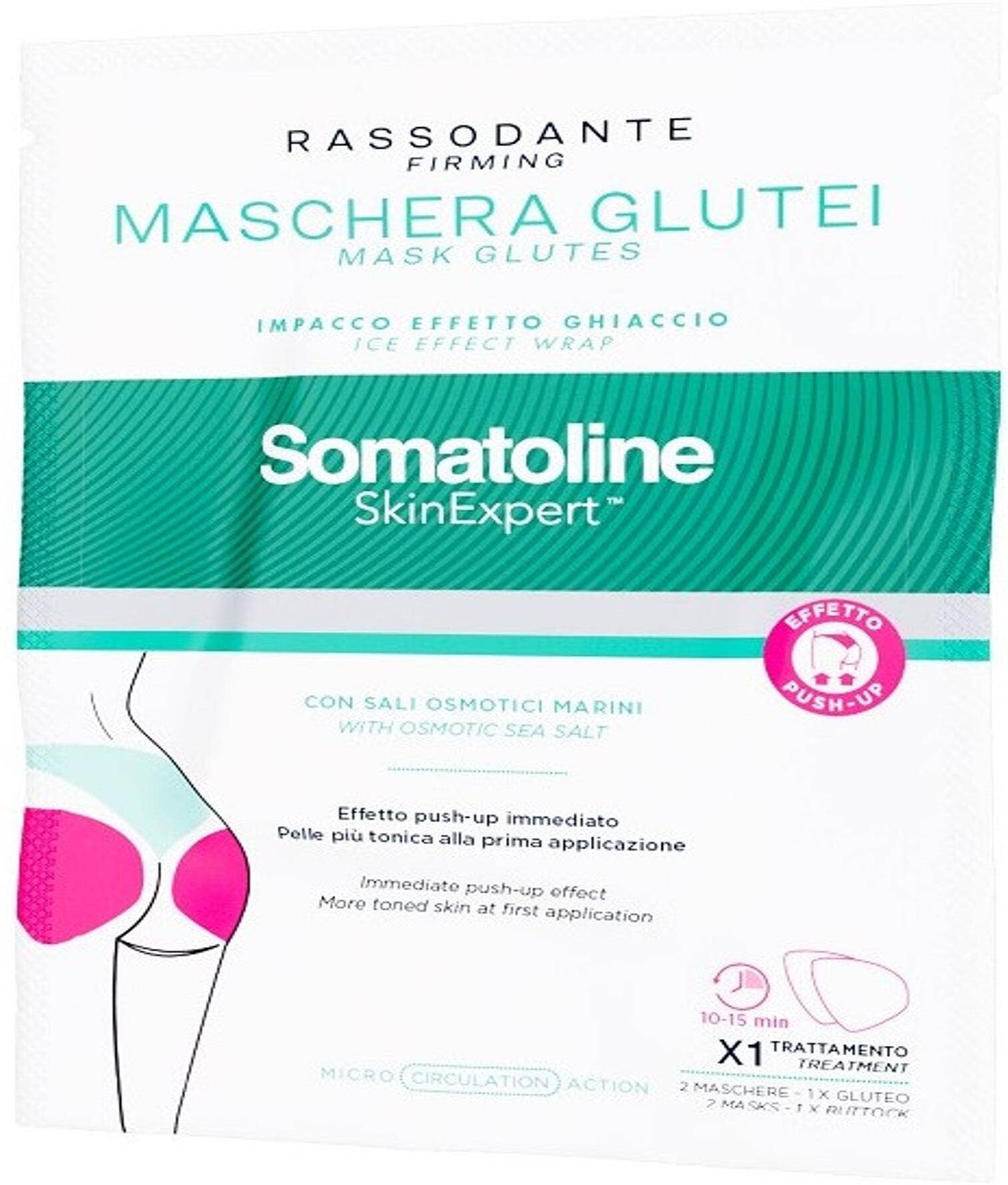 SOMATOLINE Maschera Glutei Patch Rassodante 1 Applicazione 