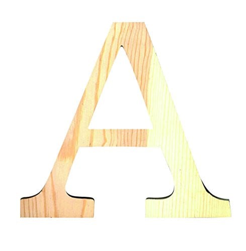 Artemio Houten Letter A, Beige, 19 cm