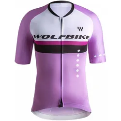 Wolfbike, Unisex, Velotrikot, Trikot (XXL), Schwarz, Rosa, XXL