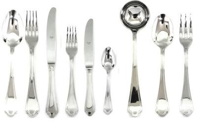 Mepra Leonardo Flatware Set - 39 Pieces - Stainless Steel
