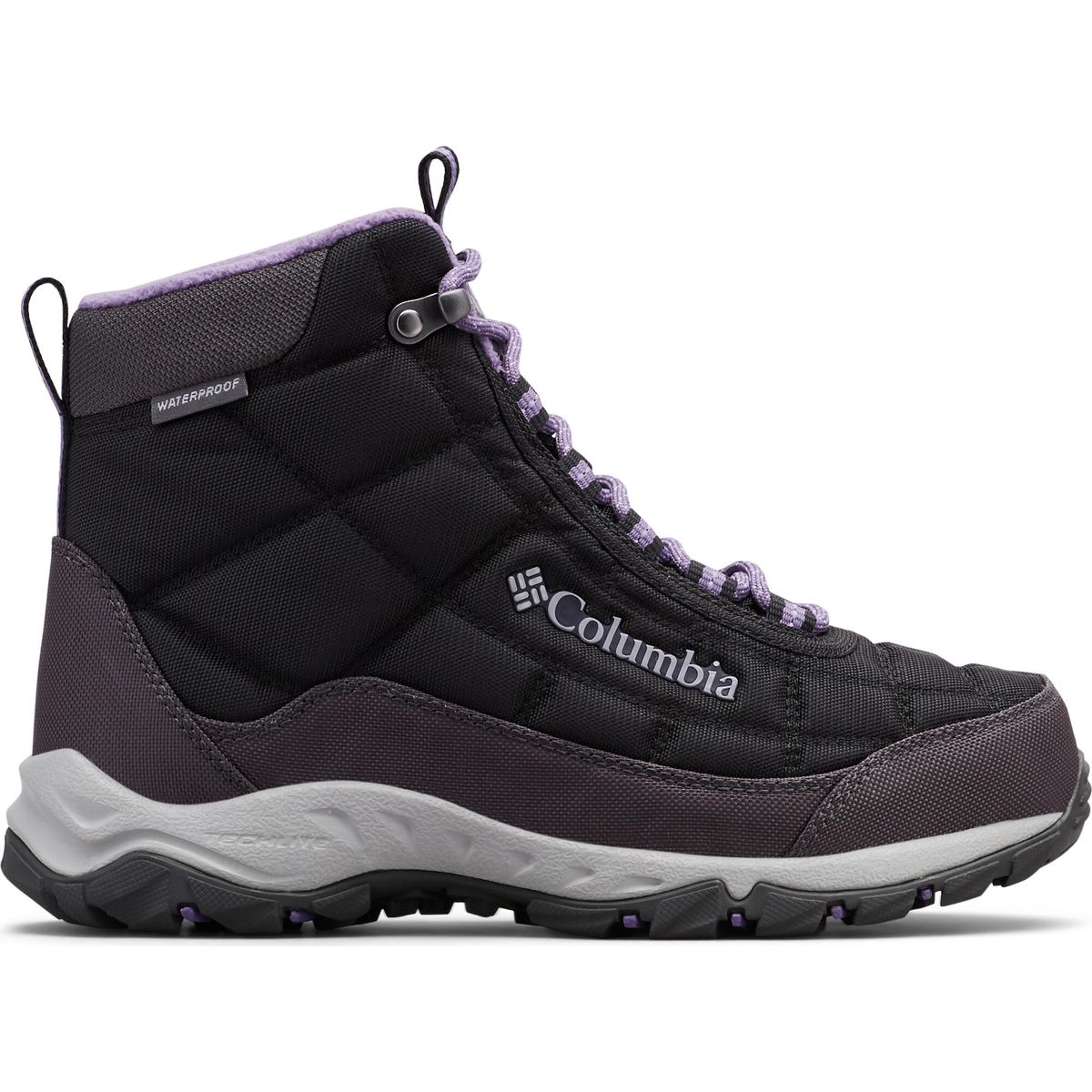 Columbia Women's Firecamp Winter Boot black, plum purple (010) 10.5 209989-2099891-010-10.5
