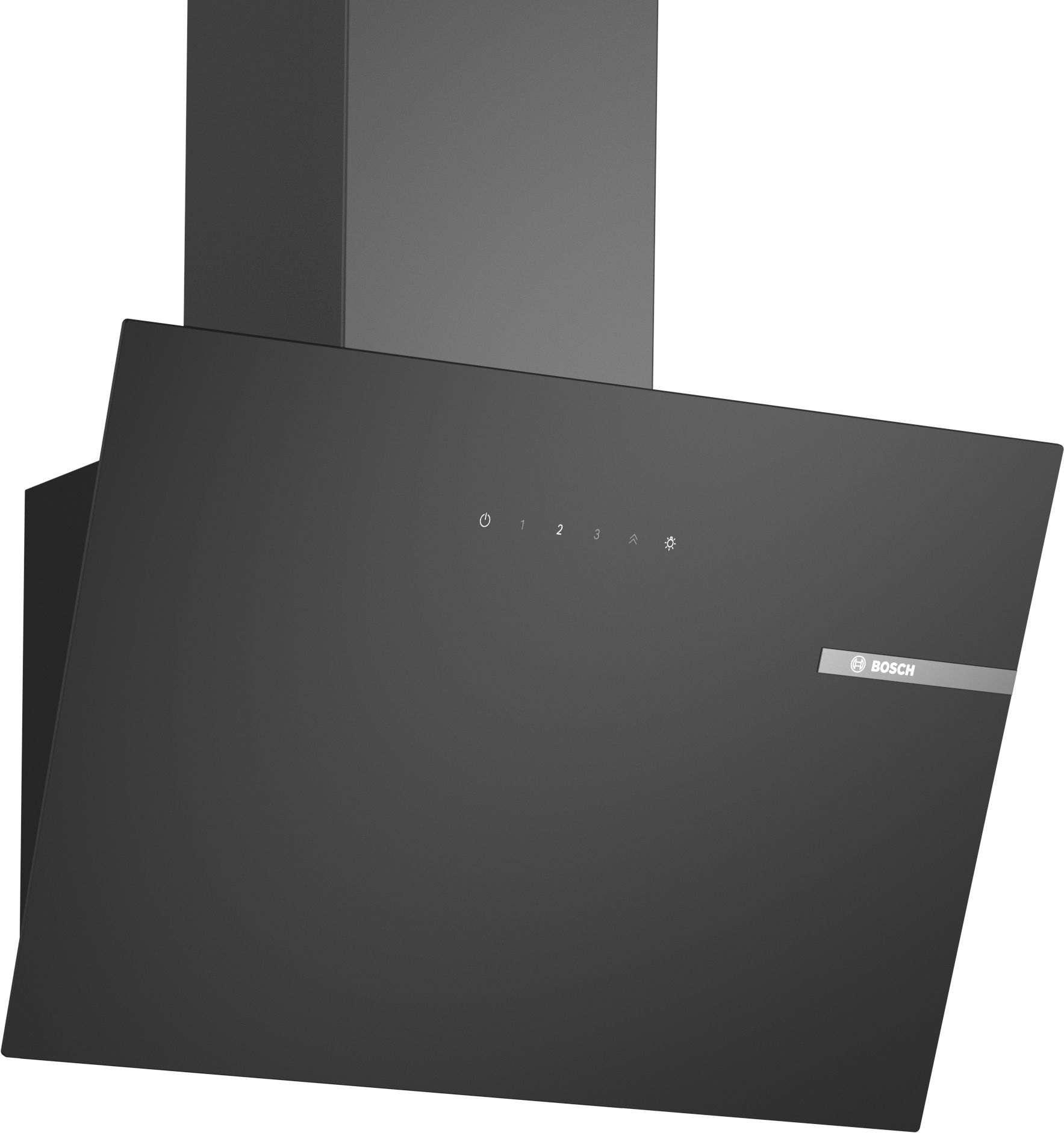 Bosch Serie 2 DWK65DK60 Dunstabzugshaube Wand 60 cm Abluft/Umluft (Schwarz)