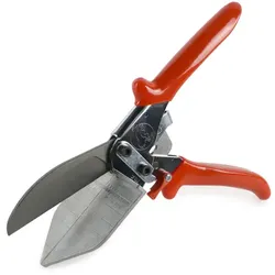 Original LÖWE 3.306/HU Leistenschere mit Hebelübersetzung, 90° Anschläge, geeignet für harte und flache Holz-, Kunststoff- und Gummimaterialien, Stahl, orange