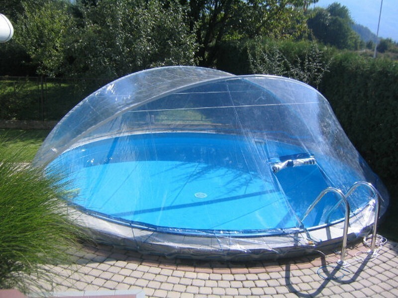 Cabrio Dome Überdachung für Stahlmantel Rundbecken