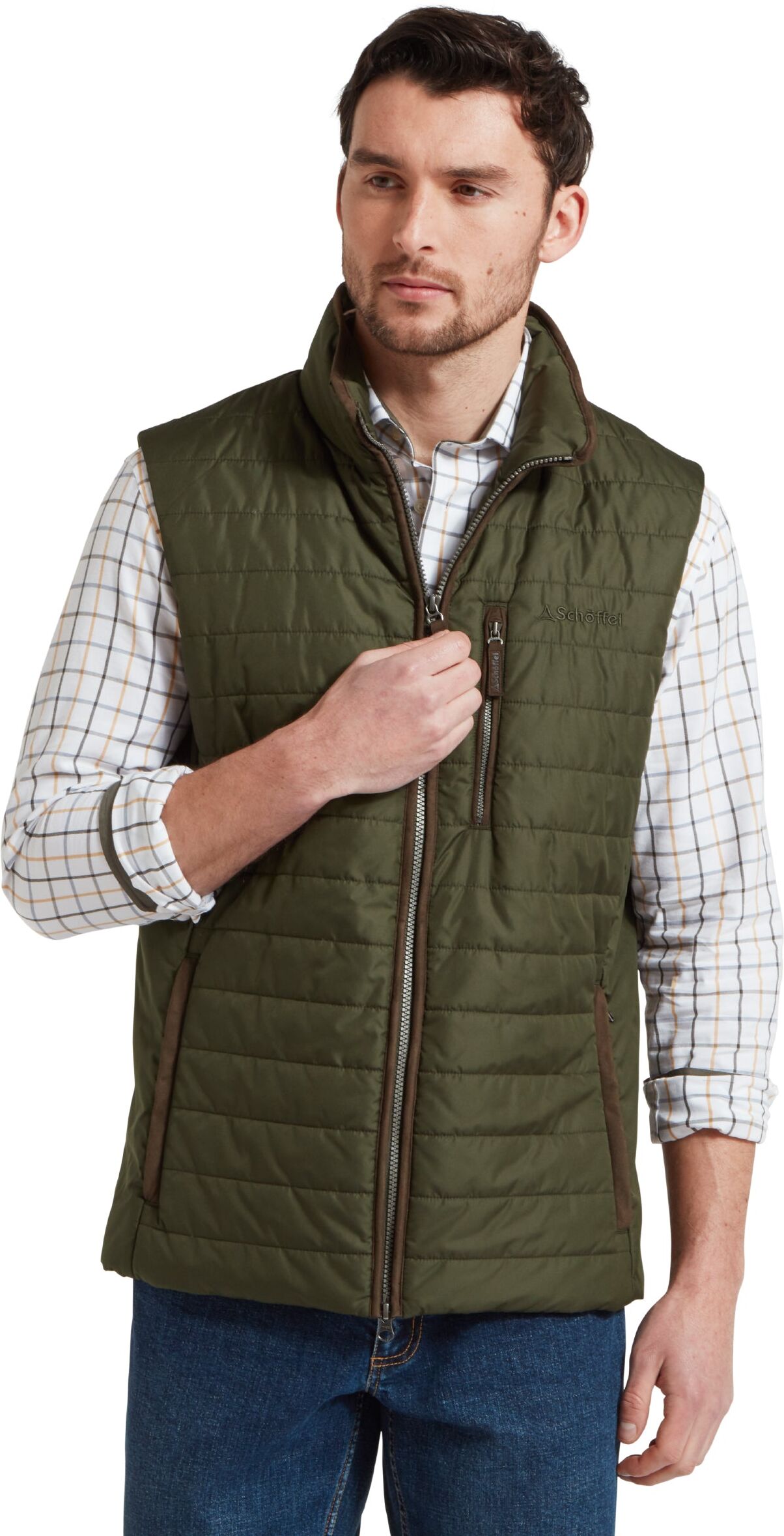 Schöffel Country Brora Gilet - Green - Size 42 - Men