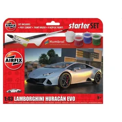 Airfix Starter Set Lamborghini Huracan Modellbausatz 1:43 mit Zubehör