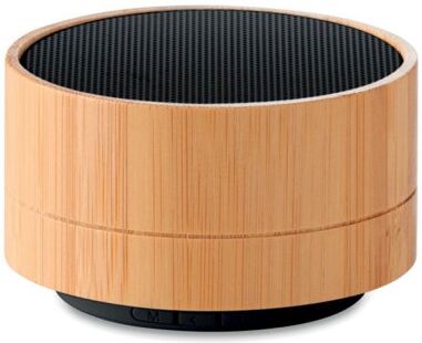 SOUND BAMBOO Speaker Wireless 4.2 in bamboo naturale con luce Personalizzate o neutre