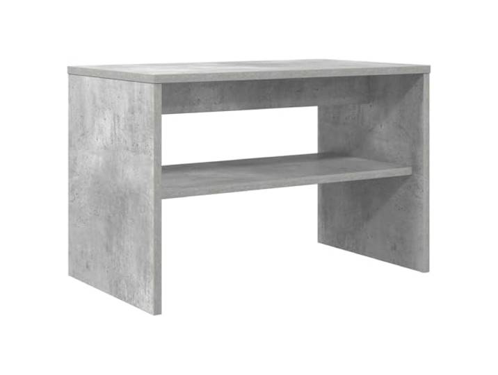 KUPTYERFG TV-Schrank Beton Grau 60x35x40 cm Lowboard Fernsehtisch Kompaktes Lowboard für das Wohnzimmer mit praktischem Ablagefach für Media-Geräte und Dekoration. Stabil & pflegeleicht.