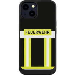 Nivocase Hülle für Apple iPhone 14 Handyhülle NIVOcore Case Schwarz Beruf Feuerwehr Feuerwehrmann (Apple iPhone 14), Smartphone Hülle, Schwarz