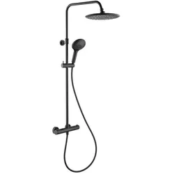 North, Duschsystem, Erika topbrusest, 1 & 3 spray, sort