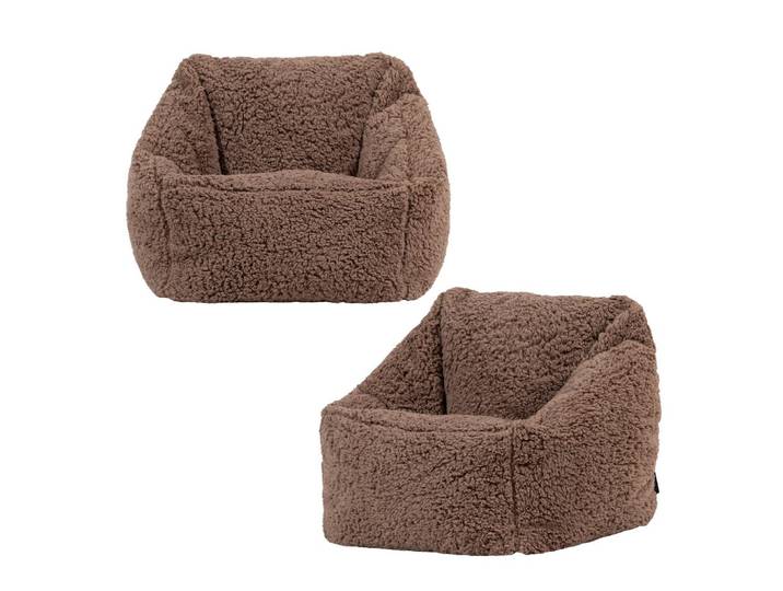 SITZSACK Flauschig für Kinder 2er-Set