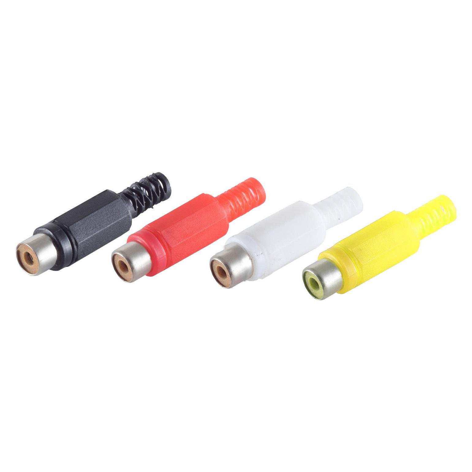 Shiverpeaks BS51500-SET Drahtverbinder RCA Schwarz (Cinch Kabel) (BS51500-SET)