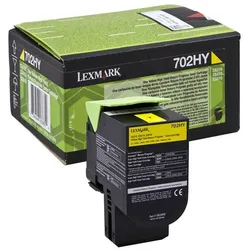 Lexmark 702H (70C2HY0) - toner, yellow (gelb)
