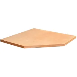 VAR, Werkbank Zubehör, ARBEITSPLATTE BUCHE ECK LACK 865X865X38 MM, MO-52284 (Holz)
