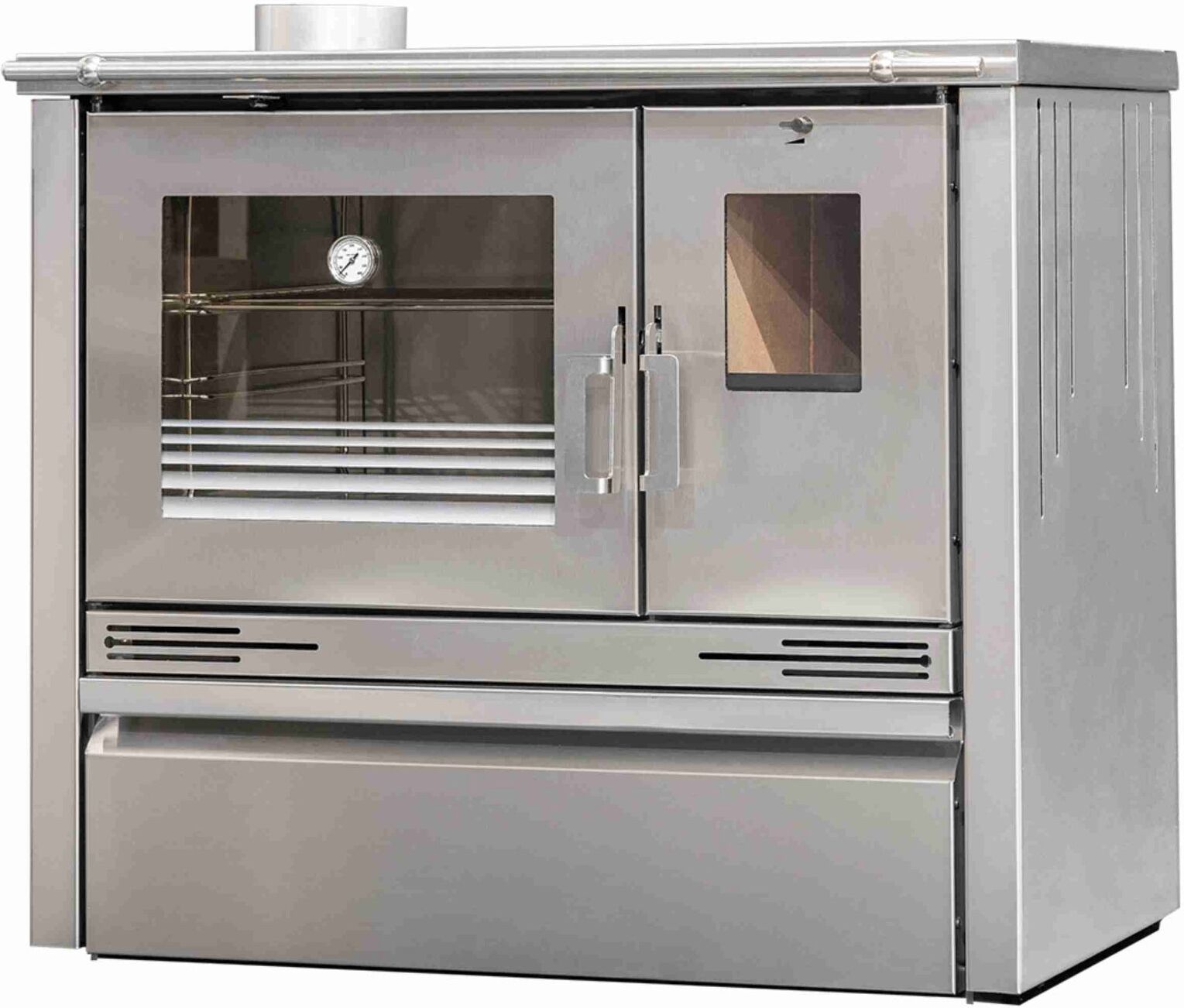 My-Barbecue Fogão a Lenha em Inox Hugo PF005F
