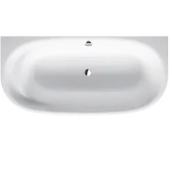 Duravit Cape Cod Badewanne Vorwandversion, mit einer Rückenschräge, 1900x900mm, nahtlose Verkleidung, Gestell, weiß, 700364000000000
