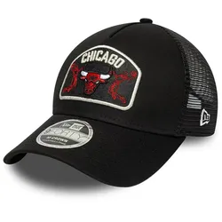 NEW ERA Chicago Bulls NBA 9FORTY A-Frame Trucker Cap Schwarz - STK