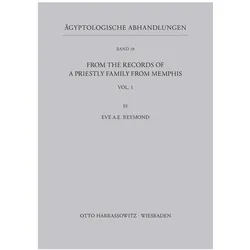 From the records of a priestly Family from Memphis, Fachbücher von Eve A Reymond