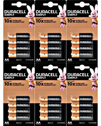 Duracell Batterijen Basic AA/LR6, 24 stuks