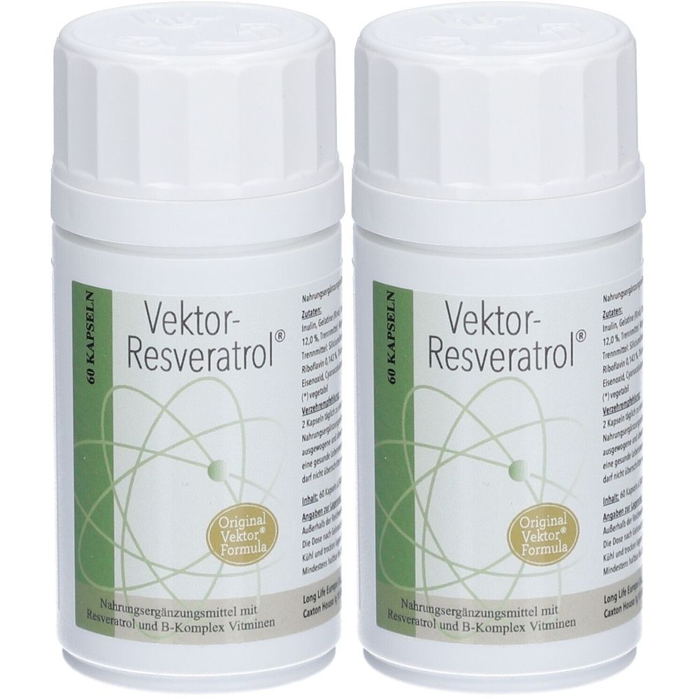 Vektor Resveratrol Kapseln 2x 2x60 St