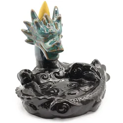 Backflow Incense Burner - Large Dragon Pool