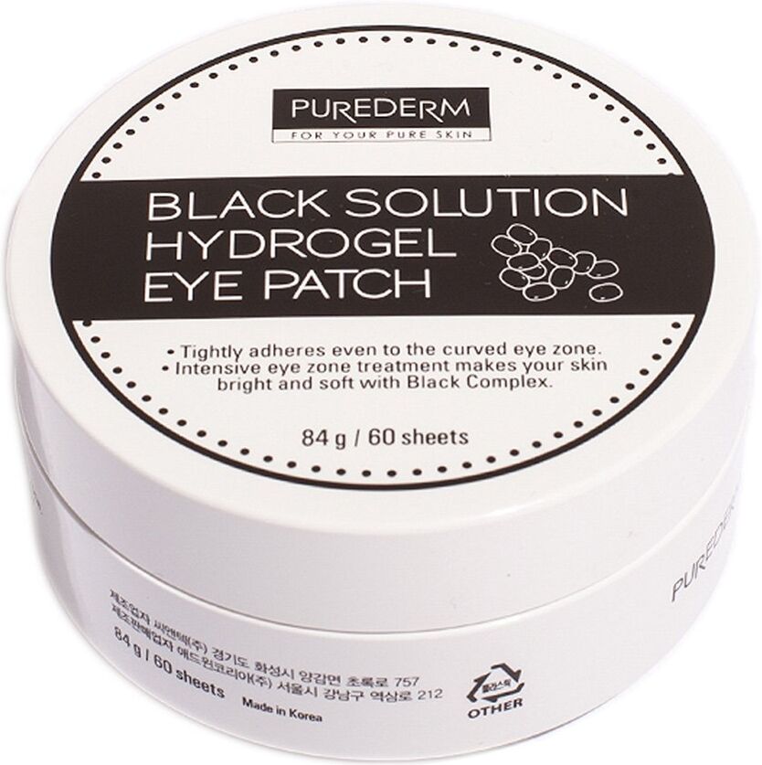 PUREDERM Black Solution Hydrogel Eye Patch 60pcs