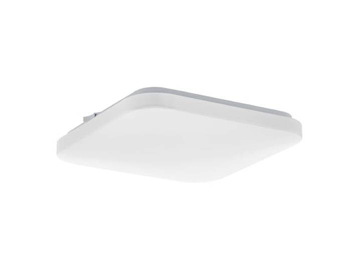 EGLO LED plafonnier Frania\, lampe de plafond 1 flamme\, matériau : acier plastique\, couleur : blanc\, L : 28 cm