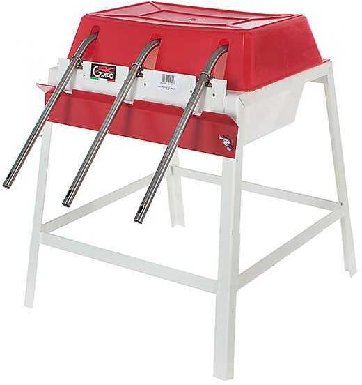 Grifo 3 robinets - Remplisseuse manuelle avec becs inox et réservoir en plastique