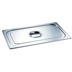 B.Pro Blanco Edelstahl Deckel mit Griffmulde für Behälter GN 1/3